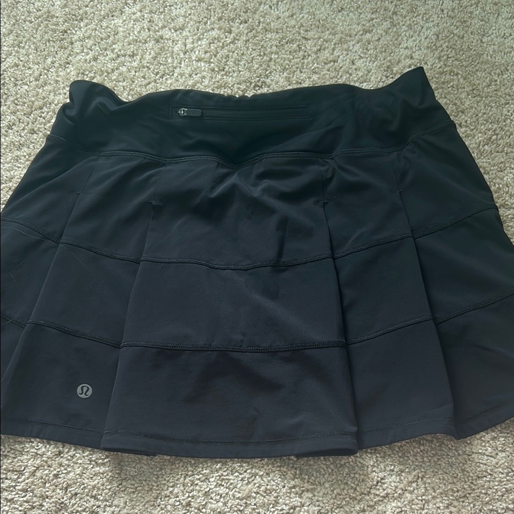 Lululemon Athletica Black Pace Rival Skirt